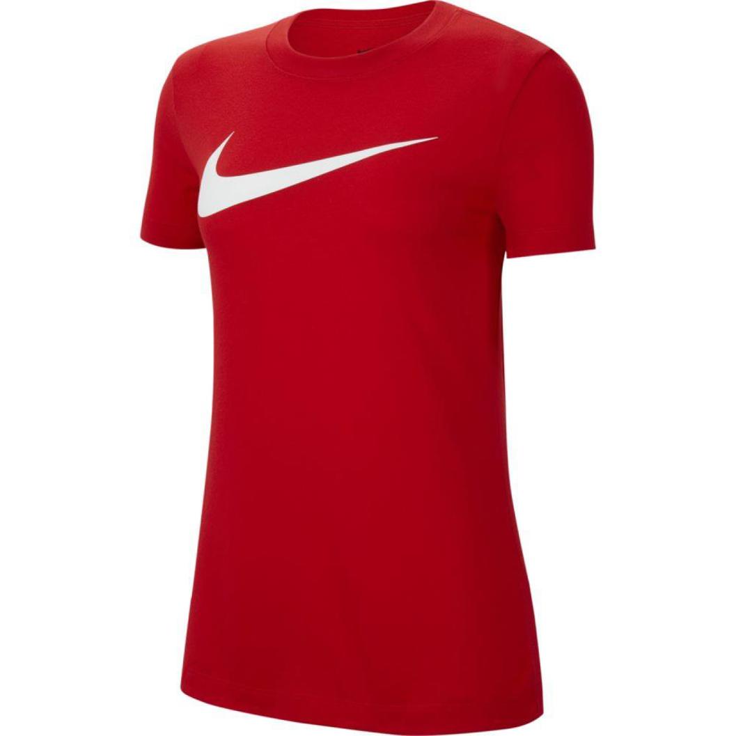 Nike T-shirt groot logo dames rood