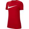Nike T-shirt groot logo dames rood