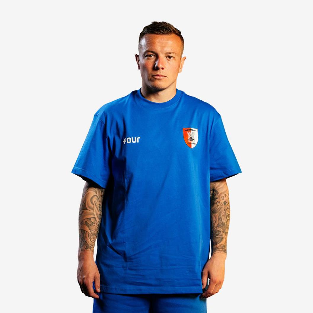 AZ X FOUR Inspired by ’81 shirt blauw 