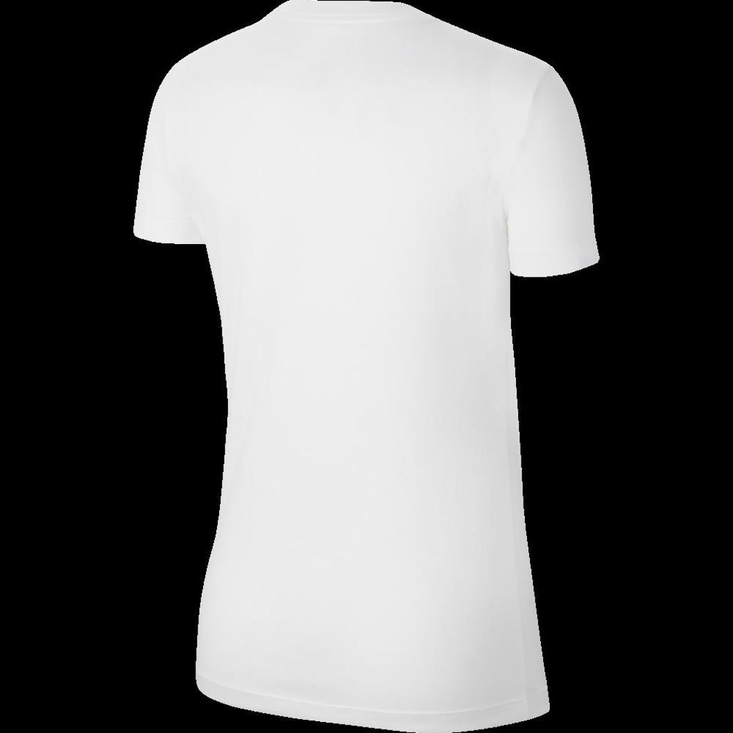 Nike T-shirt groot logo dames wit