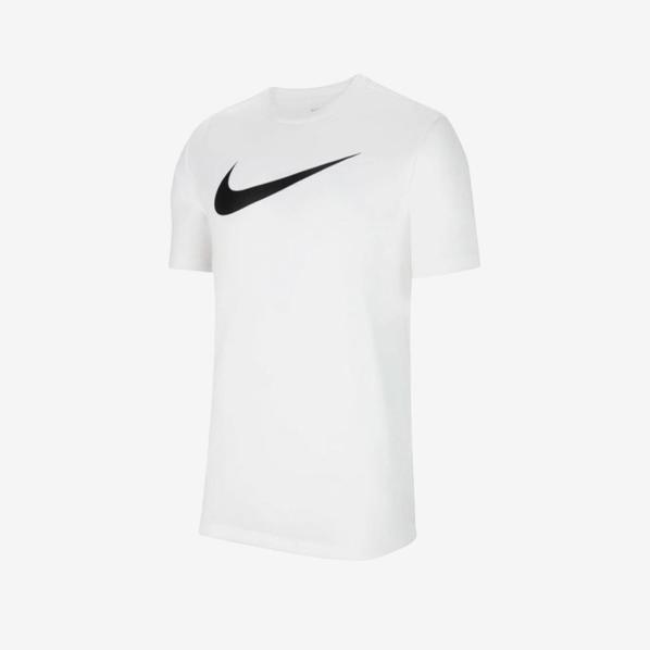 Nike T-shirt groot logo kids wit