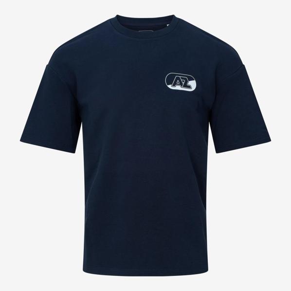 T-Shirt Navy AZ-logo 