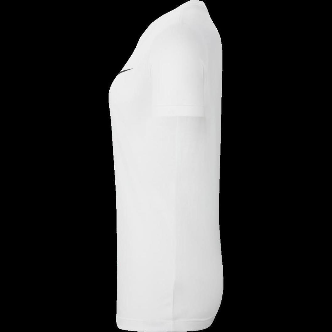 Nike T-shirt groot logo dames wit