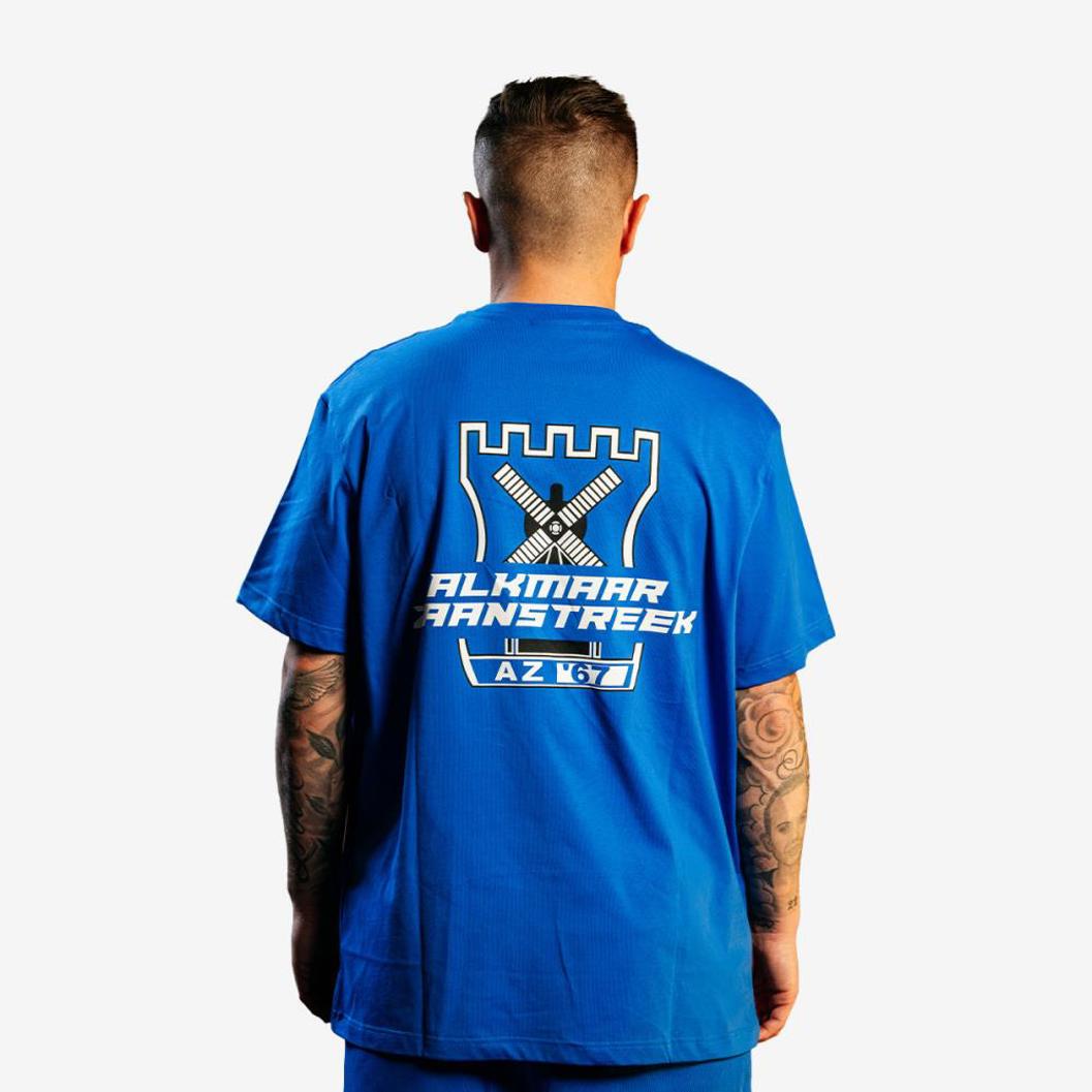 AZ X FOUR Inspired by ’81 shirt blauw 